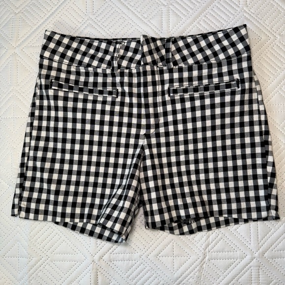 Anthropologie Picnic Gingham Check Shorts Size 26 - Picture 3 of 10